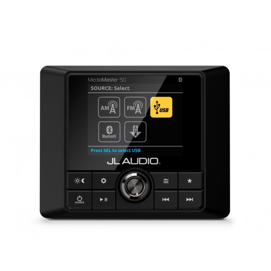 JL Audio MM50 Weatherproof Source Unit with Full-Color LCD Display-99911
